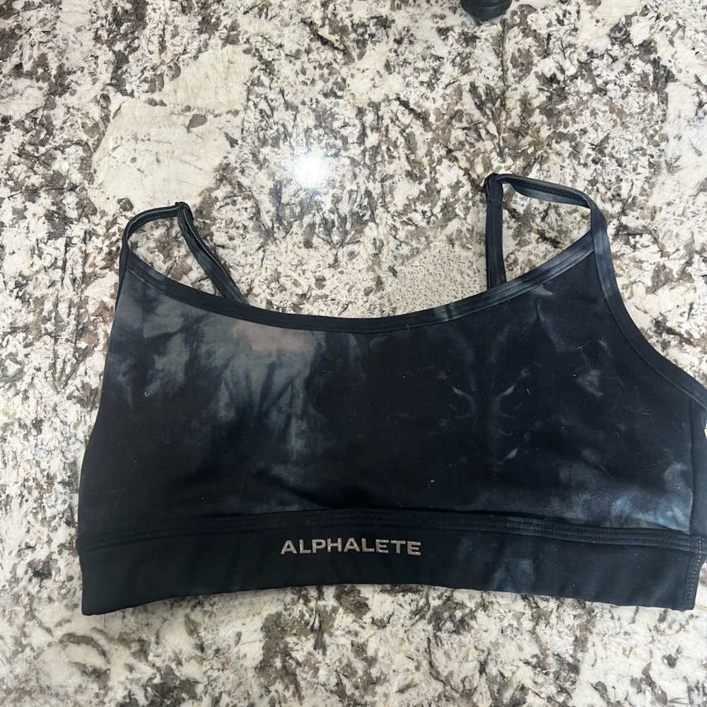 Alphalete Midnight Black Sports Bra